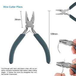 12 Styles High Quality Chrome Vanadium Stainless Steel End Cutting Wire Pliers Hand Tools DIY Jewelry Findings Making Pliers Set