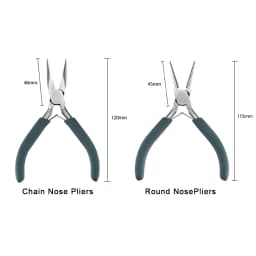 12 Styles High Quality Chrome Vanadium Stainless Steel End Cutting Wire Pliers Hand Tools DIY Jewelry Findings Making Pliers Set