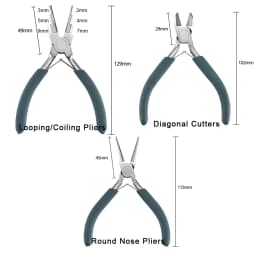 12 Styles High Quality Chrome Vanadium Stainless Steel End Cutting Wire Pliers Hand Tools DIY Jewelry Findings Making Pliers Set