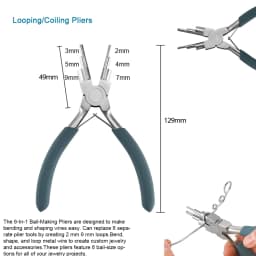12 Styles High Quality Chrome Vanadium Stainless Steel End Cutting Wire Pliers Hand Tools DIY Jewelry Findings Making Pliers Set