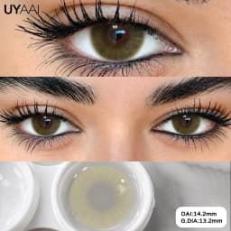 2pcs Yearly Contact Lenses Colored Contacts Beautiful Pupil Natural Contact Lenses for Eyes Color Yearly Cosmetic Contact Lens