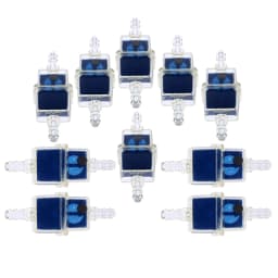10pcs ABS Motorcycle Moped Petrol Gas Fuel Filter Cup Universal Oil Filter Transparent Belt Magnetic Oil Cup Universal
