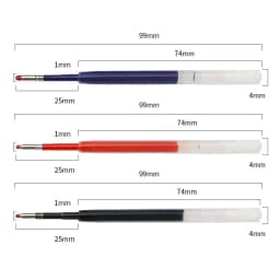 10Pcs 9.8cm Replaceable 424 Pen Refills 0.5mm Special Office Business G2 Ballpoint Pen Refill Rods for Writing Office Stationery