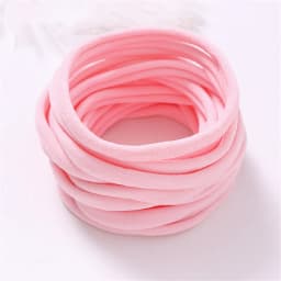 100Pcs/Lot Baby Girl DIY Stretchy Skinny Nylon Girl Elastic Supper Soft Headband Baby Accessories Infant Headwear Baby Items