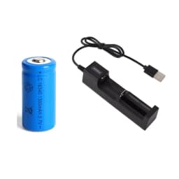 16340 1300mAh 3.7V Li-ion Rechargeable Batteries CR123A Battery For LED Flashlight Travel Wall Charger For 16340 CR123A Battery