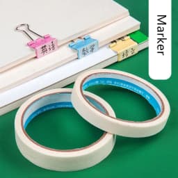 Watercolor Masking Tape Art Painting Adhesive Textured Tape Paper Writable Anti-dirty Cover Glue Leave White Tool Art Supplies