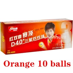 DHS 3-Star D40+ Table Tennis Balls 3 Star new material 3-Star seamed ABS balls plastic poly Ping Pong Balls