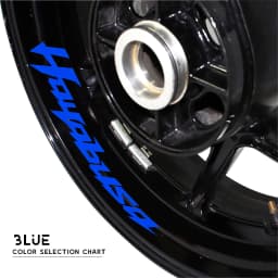 Motorcycle Wheel Sticker Reflective Moto waterproof rim decal Rim Tape suitable for SUZUKI HAYABUSA Hayabusa