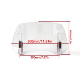 For Benelli TRK 502 TRK702 702x Universal Motorcycle Windshield Extension Adjustable Spoiler Deflector