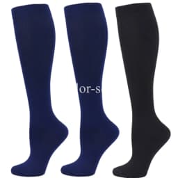 3Pairs Compression Socks Knee High Varicose Veins Stockings Men Women Sport Socks Anti Fatigue Pain Relief Compression Stockings