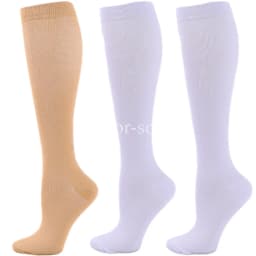 3Pairs Compression Socks Knee High Varicose Veins Stockings Men Women Sport Socks Anti Fatigue Pain Relief Compression Stockings