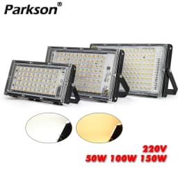 Flood light LED Spotlight For Outdoor House 50W 100W 150W AC 220V Foco LED Ceiling Spot Light Exterior Dowm Street Lighting
