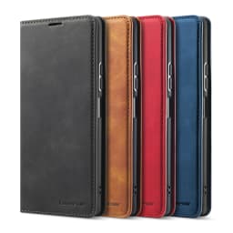 Leather Flip Phone Case For Xiaomi Redmi Note 14 13 Pro + 12S 11S 10S 9S 12 11 10 9 8 7 Pro Plus 5G 12C 13C Card Wallet Cover