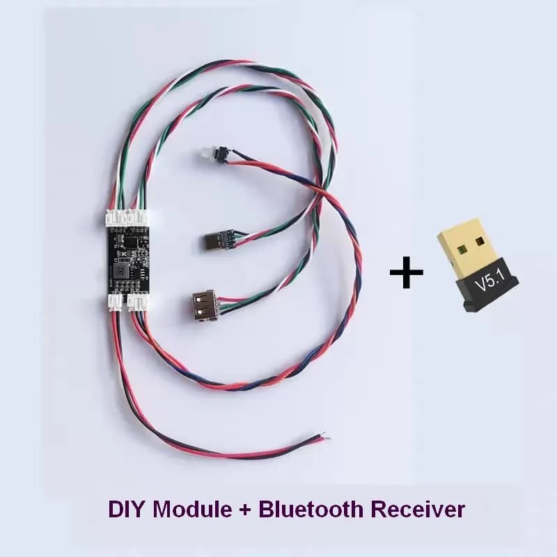 2.4G And Bluetooth 5.3 Wireless Converter USB Wired Keyboard To Bluetooth Wireless Adaptor Adapter DIY