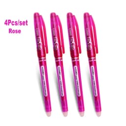 0.7mm 0.5mm Bullet Tip Erasable Gel Pen Set Refill Rods Blue Black Color Ink Cartridge Office School Writing Drawing Stationery