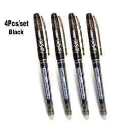 0.7mm 0.5mm Bullet Tip Erasable Gel Pen Set Refill Rods Blue Black Color Ink Cartridge Office School Writing Drawing Stationery