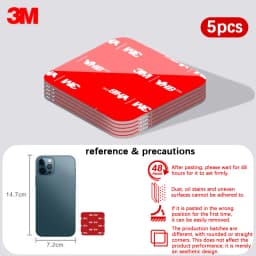 3m VHB Heavy Duty Acrylic Foam Tape Double Sided High Temperature Mounting Strip for Auto Trim Emblem Household Outdoor Bonding