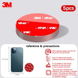 3m VHB Heavy Duty Acrylic Foam Tape Double Sided High Temperature Mounting Strip for Auto Trim Emblem Household Outdoor Bonding