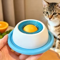 Dog/Cat Licking Bowl, Pet Licking Toy Slow Food Bowl, Non-Slip Licking Bowl, Educational Toy, Makes Dogs/Cats Love Licking.