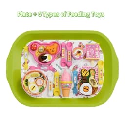@9 Types Food Feeding Toy Japanese Pudding Feeding Toy Ramen Ice Cream Jelly Strawberry Pudding Set Kids' Role Play Toys Gifts