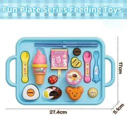 @9 Types Food Feeding Toy Japanese Pudding Feeding Toy Ramen Ice Cream Jelly Strawberry Pudding Set Kids' Role Play Toys Gifts