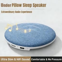 Ultra Slim Sleep Speaker Under Pillow HiFi Noise Reduction Bone Conduction Sound Machine For Deep Sleep Relaxation 2026