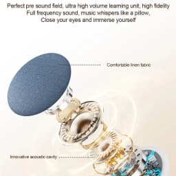 Ultra Slim Sleep Speaker Under Pillow HiFi Noise Reduction Bone Conduction Sound Machine For Deep Sleep Relaxation 2026
