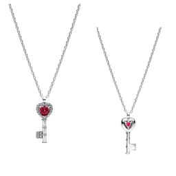 S925 Silver Clover Flower Heart Star Bow Emerald Floral AdjustableTennis Bracelet Pendant Necklace Inlaid Gem Fashion Jewelry