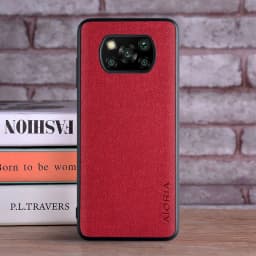 Case for Xiaomi Poco X3 NFC X3 Pro coque Luxury textile Leather skin soft phone cover for xiaomi poco x3 nfc case funda capa