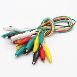 10pcs2pcs Line length 45cm Crocodile clip number 28mm Double-ended Crocodile Clips Cable Alligator Clips Wire Testing Wire Clip