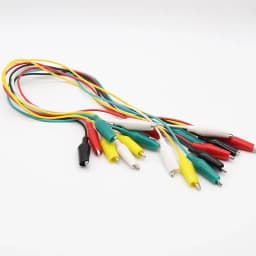 10pcs2pcs Line length 45cm Crocodile clip number 28mm Double-ended Crocodile Clips Cable Alligator Clips Wire Testing Wire Clip