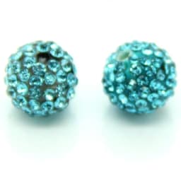10mm 19 Colors Czech Crystal Rhinestones Pave Clay Round Disco Ball Loose Spacer Beads Bracelet Necklace Earring Making 10pcs/lo