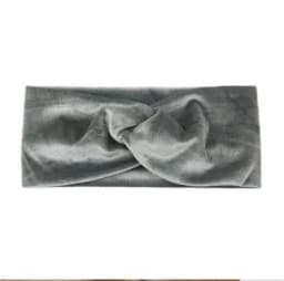 Fashion Solid Color Gold Velvet Cross Stretch Fabric Women Girl Headband Headpiece Turban Bandage Hair Accessories Headwear
