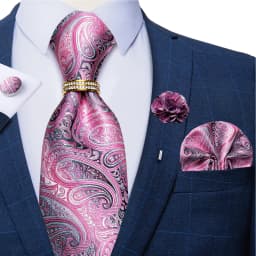 8cm Men Tie White Solid Necktie Men's Formal Wedding Party Ties Cufflinks Hanky Flower Brooch Set Men Gift Corbatas DiBanGu