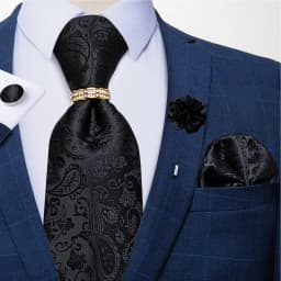 8cm Men Tie White Solid Necktie Men's Formal Wedding Party Ties Cufflinks Hanky Flower Brooch Set Men Gift Corbatas DiBanGu