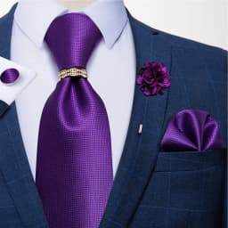8cm Men Tie White Solid Necktie Men's Formal Wedding Party Ties Cufflinks Hanky Flower Brooch Set Men Gift Corbatas DiBanGu