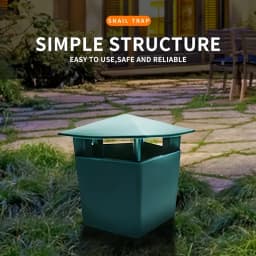 Durable Snail Slug Catcher Box Thickened Anti-Corrosion Plastic Trap No Electricity for Garden Vegetables Flowers