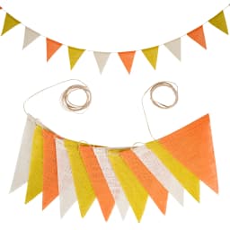 12 Flags/13 Flags Pennant flags Hessian Wedding Party Decor Bunting Vintage Photo Prop Banners Home Baby Shower Carnival Garland