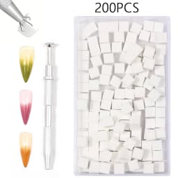 Nail Art Sponge Soft Sponges Gradient Nail Art Stamper Tools Color Fade Manicure DIY Creative Nail Sponge Gripper Tool