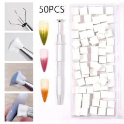 Nail Art Sponge Soft Sponges Gradient Nail Art Stamper Tools Color Fade Manicure DIY Creative Nail Sponge Gripper Tool