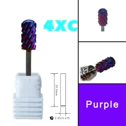 Right Hand 6.6 Large Round Top Blue Blade Carbide Strongest Barrel Nail Drill Bit and Best remover for Powder
