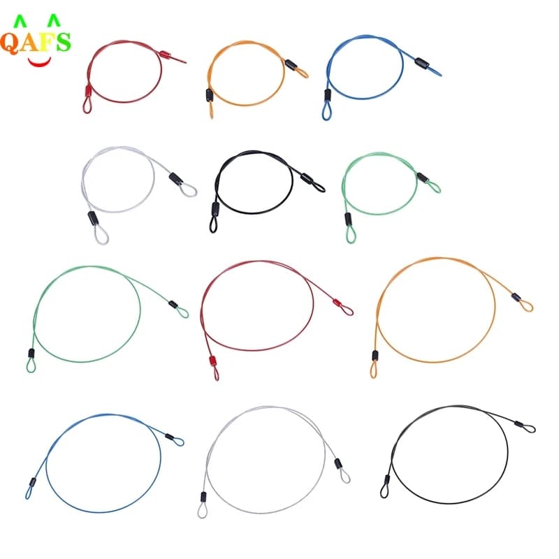 Safety Cable Steel Wire Rope 50cm For Outdoor Sports Bike Lock Guard Security Luggage