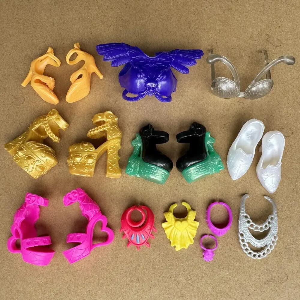 1/6 Monster Doll Accessories Clothing Shoes Belts Necklace Glasses Joints Body DIY Decorantions
