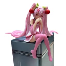 New Anime Hatsune Miku Action Figure Kawaii Collection Model Pink Sakura Kawaiii Doll Collectible Toys Cake Decor