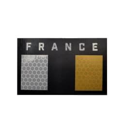 NEW France Flag IR Infrared Embroidered Patches Tactical Military Patch Nylon Reflective French Flag Emblem Embroidery Badges