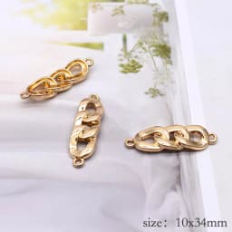 10set Gold color OT Clasps Connectors Charms for Jewelry Making Bracelet Necklace End Buckle Accessories Chain Link Buckle