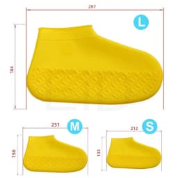Boots Waterproof Shoe Cover Silicone Material Unisex Shoes Protectors Rain Boots for Indoor Outdoor Rainy Day Reusable man women