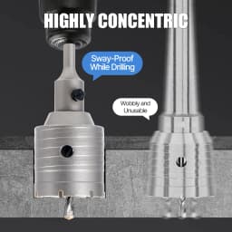 110-500mm SDS PLUS Shank 30-160mm Concrete Hole Saw Electric Hollow Core Drill Bit Cement Stone For Air Conditioner Tube