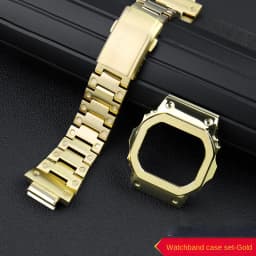 DW5600 metal case+strap for Casio G-SHOCK DW-5600 GW-M5610 GW-B5600 personalized modification DIY set watch parts accessories
