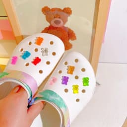 Hot Sale DIY Bear Designer Shoes Charms Set Fit Children Decorations For Hole Shoes Ornaments Women Accessories Pins Wholesale